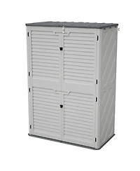 Streamdale Furniture Streamdale Rust Proof Resin Garden Equipment Storage - Weatherproof, Spacious, Uv Resistant