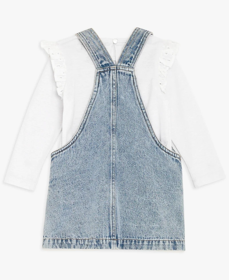 7 For All Mankind Baby Girls 2-Piece T-Shirt and Jumper Set