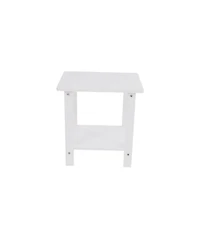 Streamdale Furniture Wooden-textured imitation wood side table, simple, rich texture, small tabletop, outdoor picnic