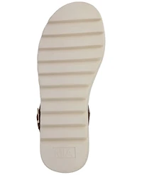 Mia Women's Odalys Raffia Ankle-Strap Casual Sandals