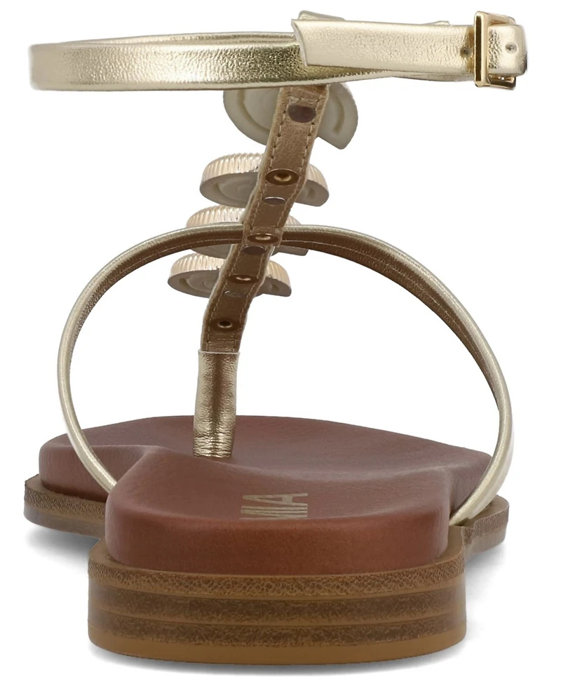 Mia Women's Dorcie Slip-On Gladiator Flat Sandals