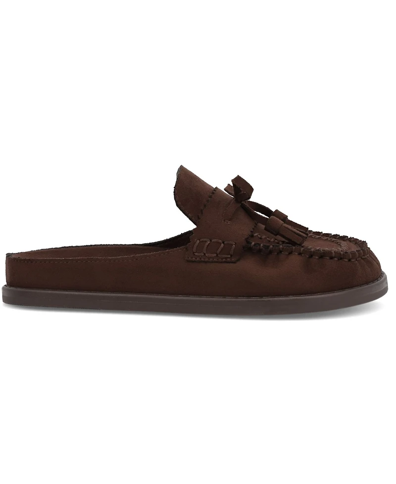 Mia Women's Nesha Moc Toe Moccasin Mule Loafers
