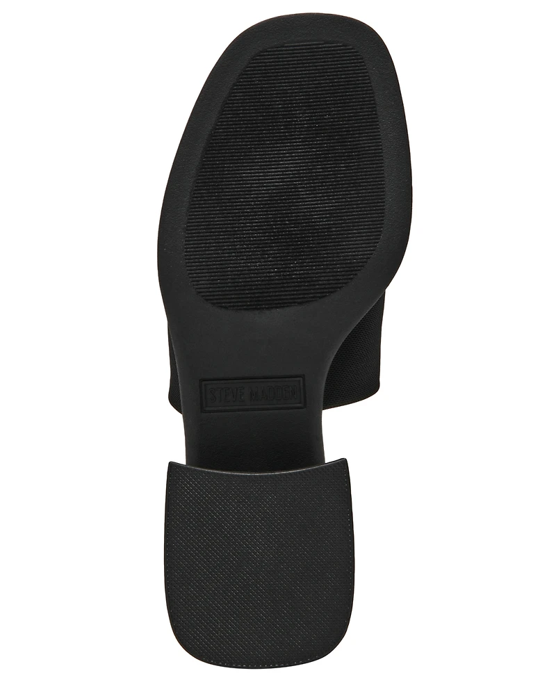 Steve Madden Women's Lucee Block Heel Slide Sandals