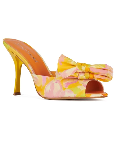 Jeffrey Campbell Women's First Kiss Bow Slip-On Dress Sandals