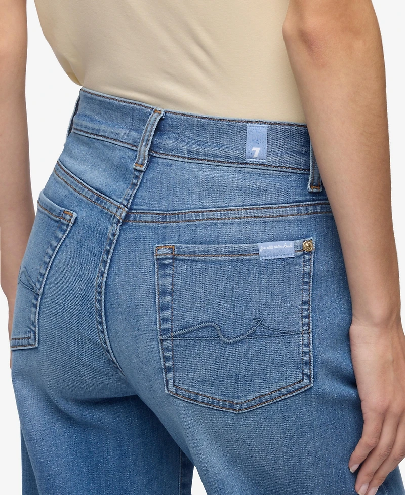 7 For All Mankind Women's Lotta Ankle Flare Jeans