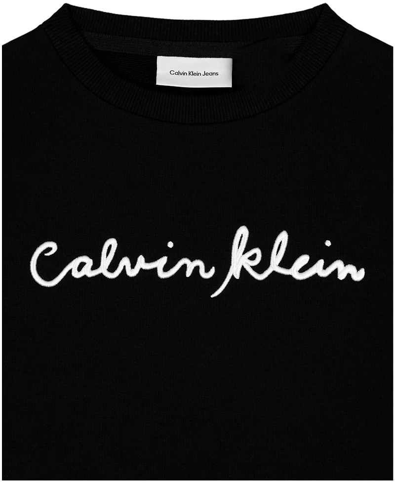 Calvin Klein Girls' 8-16 Long-Sleeve Sweatshirt
