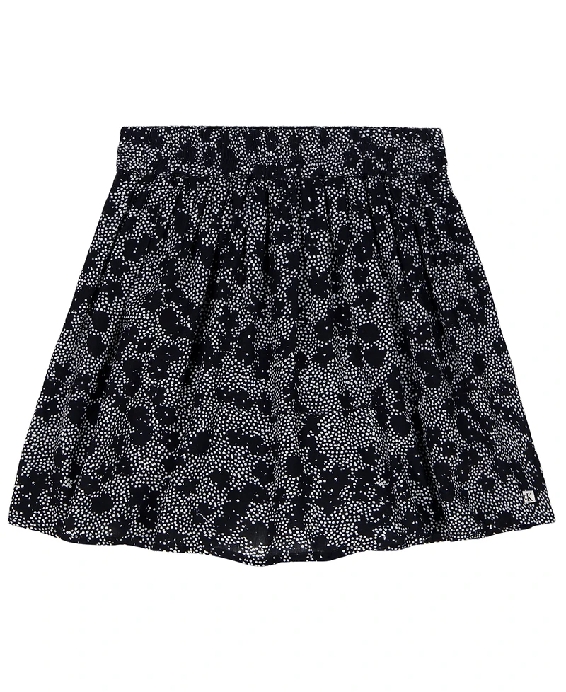 Calvin Klein Girls' 8-16 Printed Pull-On Skort