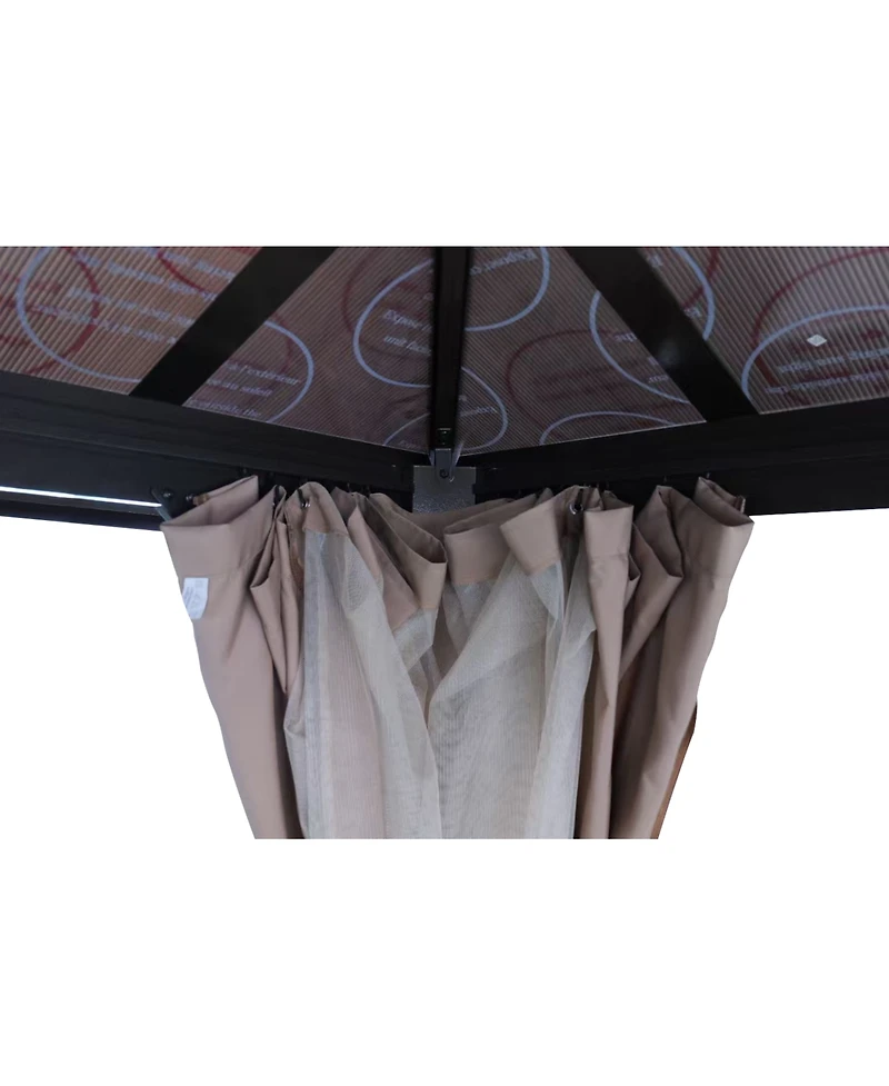 Streamdale Furniture aluminum double-top sun canopy