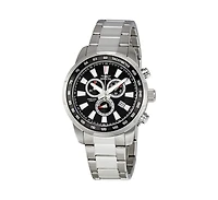 Invicta Men's 1555 Specialty Quartz Chronograph Black Dial Watch