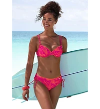 Lascana Women's Tropical Mid Rise Bikini Swimsuit Bottom