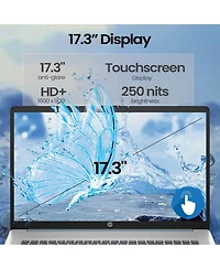 Hp Essential 17.3" Entry Traditional Laptop Amd Ryzen 5 7430U 8GB Ram Amd Radeon Graphics 512GB Ssd Storage Windows 11 Home Hd+ 60Hz
