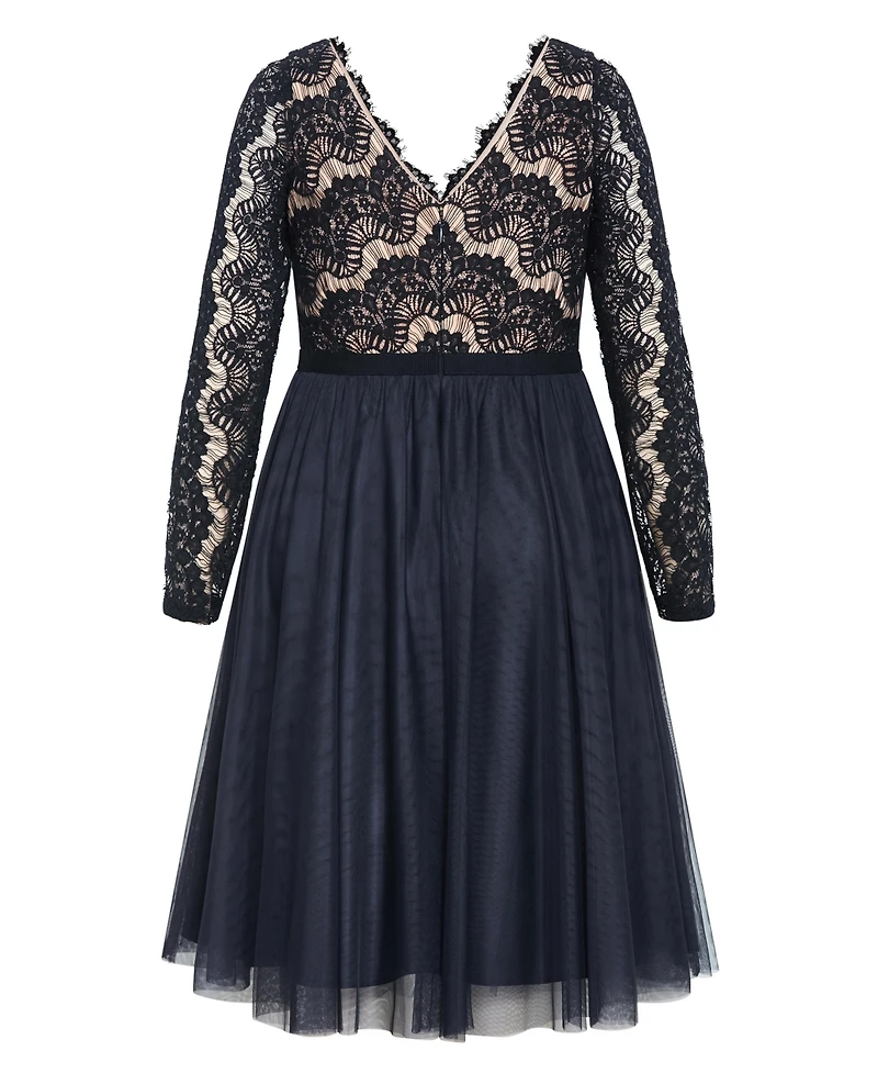 City Chic Women's Rare Beauty Midi Dress