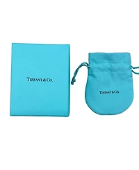 Pre-Owned Tiffany & Co Rose Gold Diamond Elsa Peretti Single Row Wave Ring