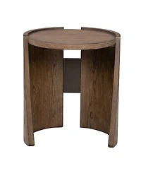 Cayden 24" Veneers Round End Table