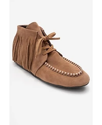 Forever & Always Shoes Women's Raux Leather Ankle Boots