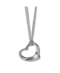 Pre-Owned Tiffany & Co Sterling Silver Open Heart Pendant