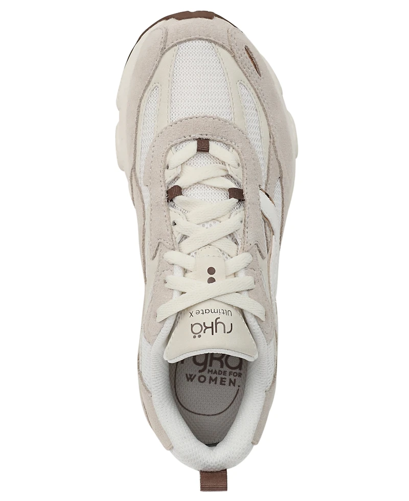 Ryka Women's Ultimate X Running Lace-Up Sneakers