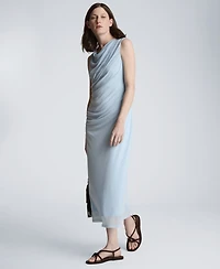 Kenneth Cole Women's Draped Detailed Modern Midi Dress