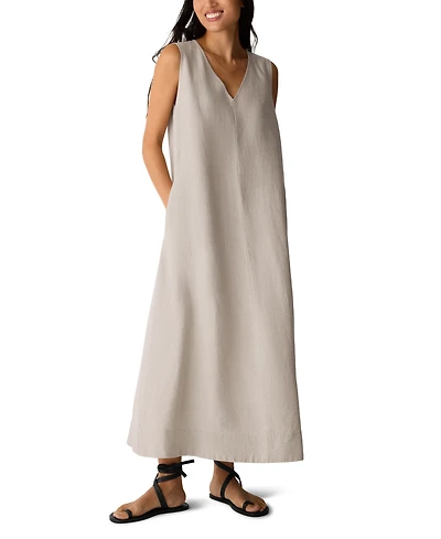 Eileen Fisher Women's Sleeveless V-Neck Dress
