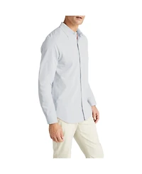 Level 7 Men's Office-Leisure Collection Dry Tech Oxford Seamless Long Sleeve Shirt