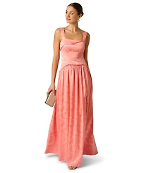 Woven Jacquard Long Dress