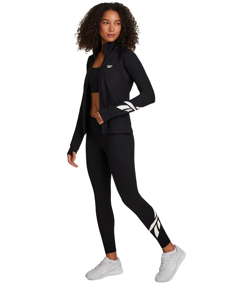 Reebok Women's Mid-Rise Pull-On Body Fit Sports Track Pants