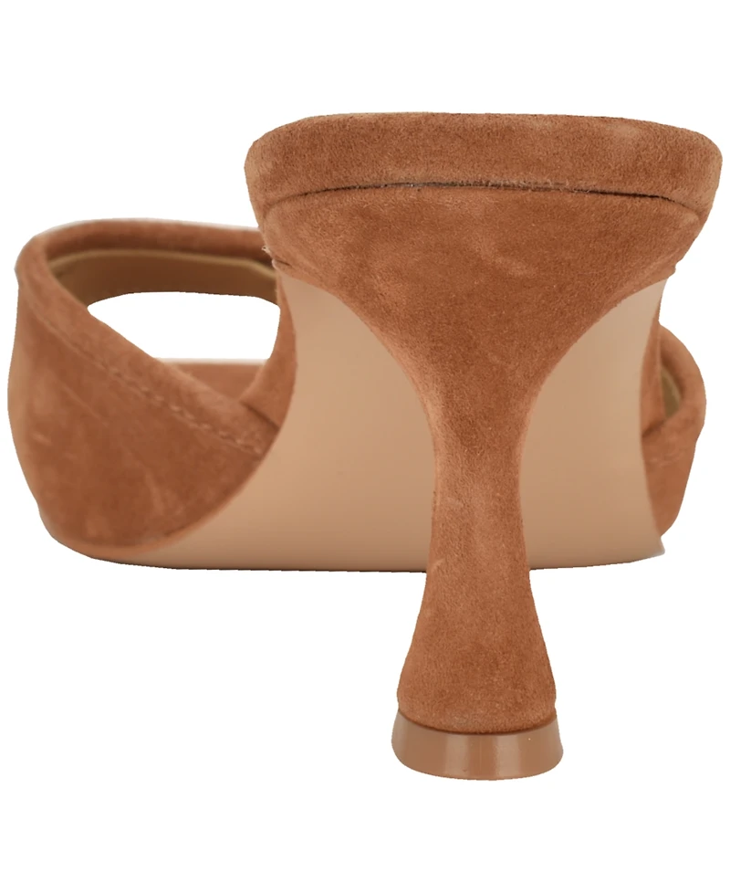 Guess Women's Dista Buckle Kitten Heel Sandals
