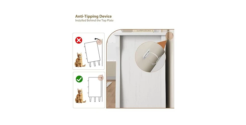 gaomon Dresser for Bedroom, Modern Wood 7 Drawer Dresser with Ring Pull Handles