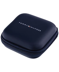 Tommy Hilfiger Men's 3D Flag Metal Silver Tone Stainless Steel Necklace