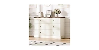 gaomon 6 Drawer Dresser for Bedroom, Horizontal Chest of Drawers