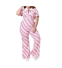 Smak Parlour Plus Valentine Flare Jumpsuit