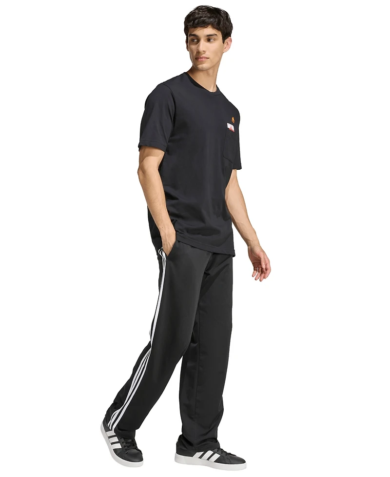 adidas Men's Embroidered Basketball Graphic T-Shirt