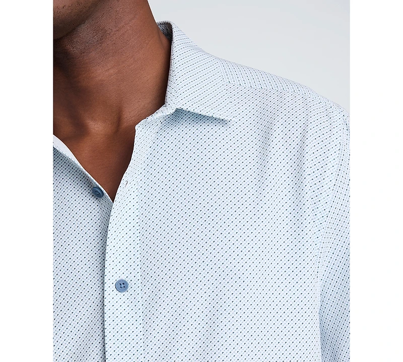 Kenneth Cole Men's Slim Fit Short-Sleeve Shirt