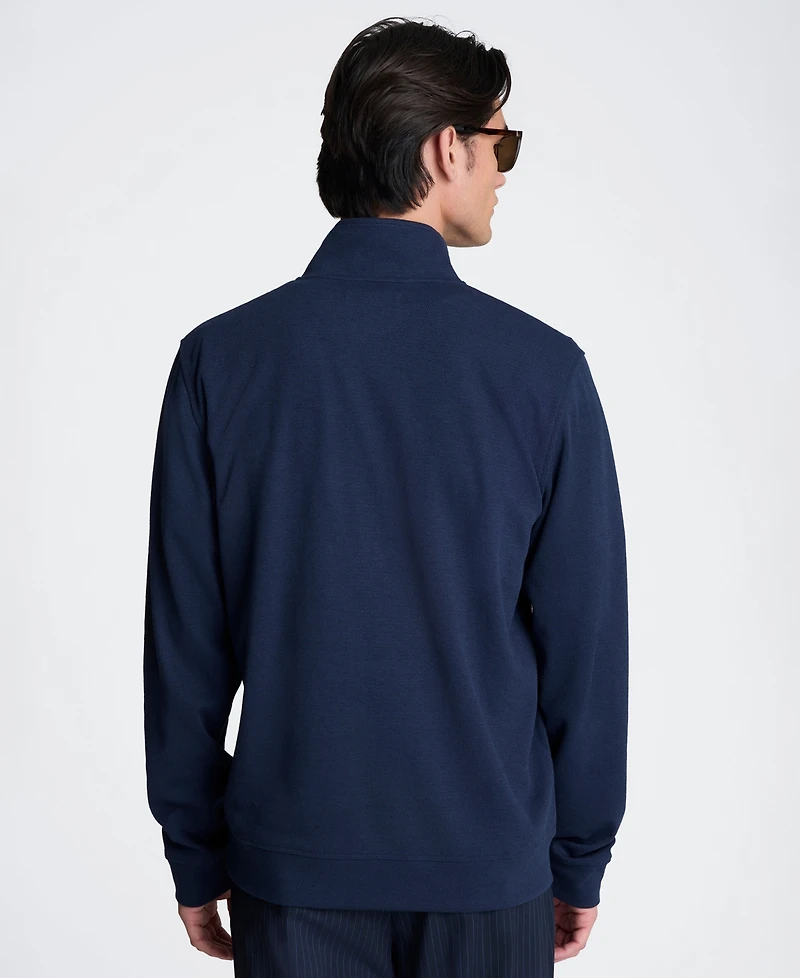 Kenneth Cole Men's Slim Fit Quarter Zip Sweater