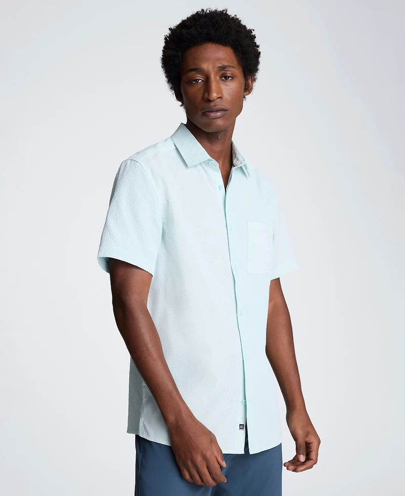 Kenneth Cole Men's Slim Fit Short-Sleeve Shirt