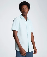 Kenneth Cole Men's Slim Fit Short-Sleeve Shirt