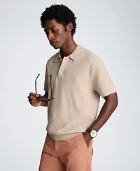 Kenneth Cole Men's Slim Fit Polo Sweater