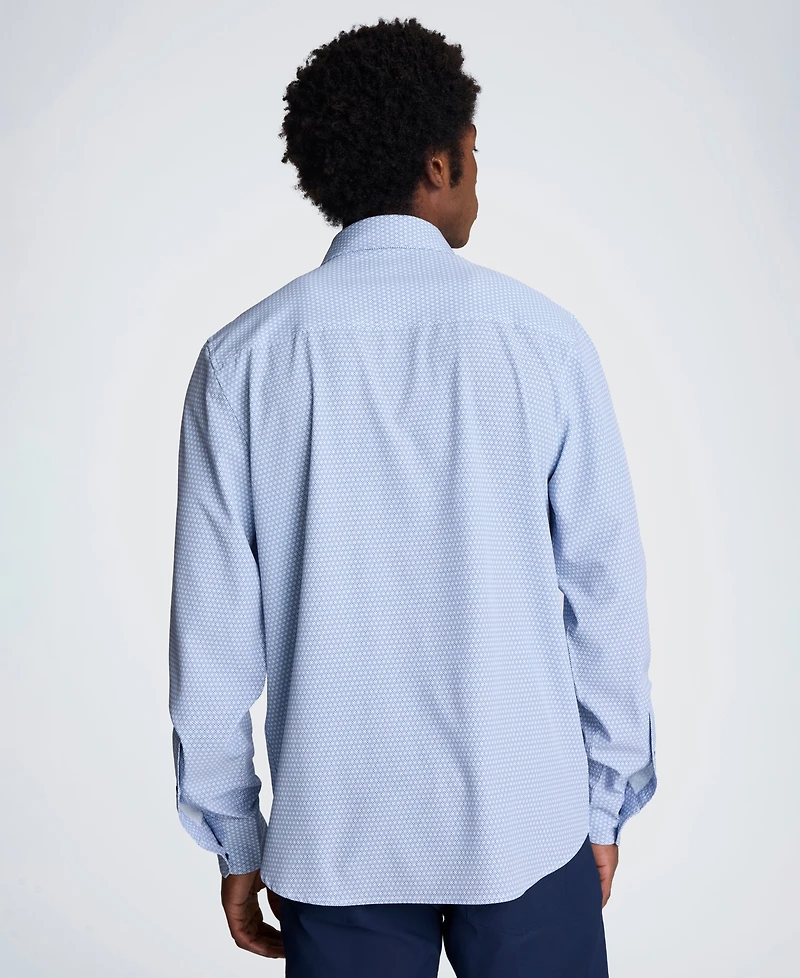 Kenneth Cole Men's Slim Fit Point Collar Button-Down Shirt