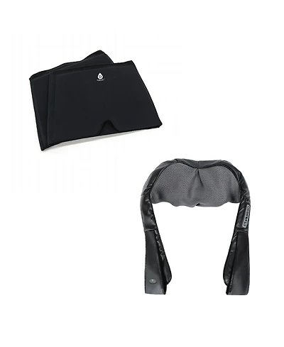 Pursonic Total Tension Relief 3D Shiatsu Back Massager & Hot/Cold Gel Migraine Cap