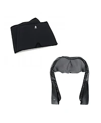 Pursonic Total Tension Relief 3D Shiatsu Back Massager & Hot/Cold Gel Migraine Cap