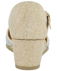 Kenneth Cole Reaction Girls' 1-13 Crystal-Embellished Ankle-Strap Wedge Shoes