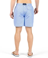 Tailorbyrd Men's Anchors Printed Swim Shorts