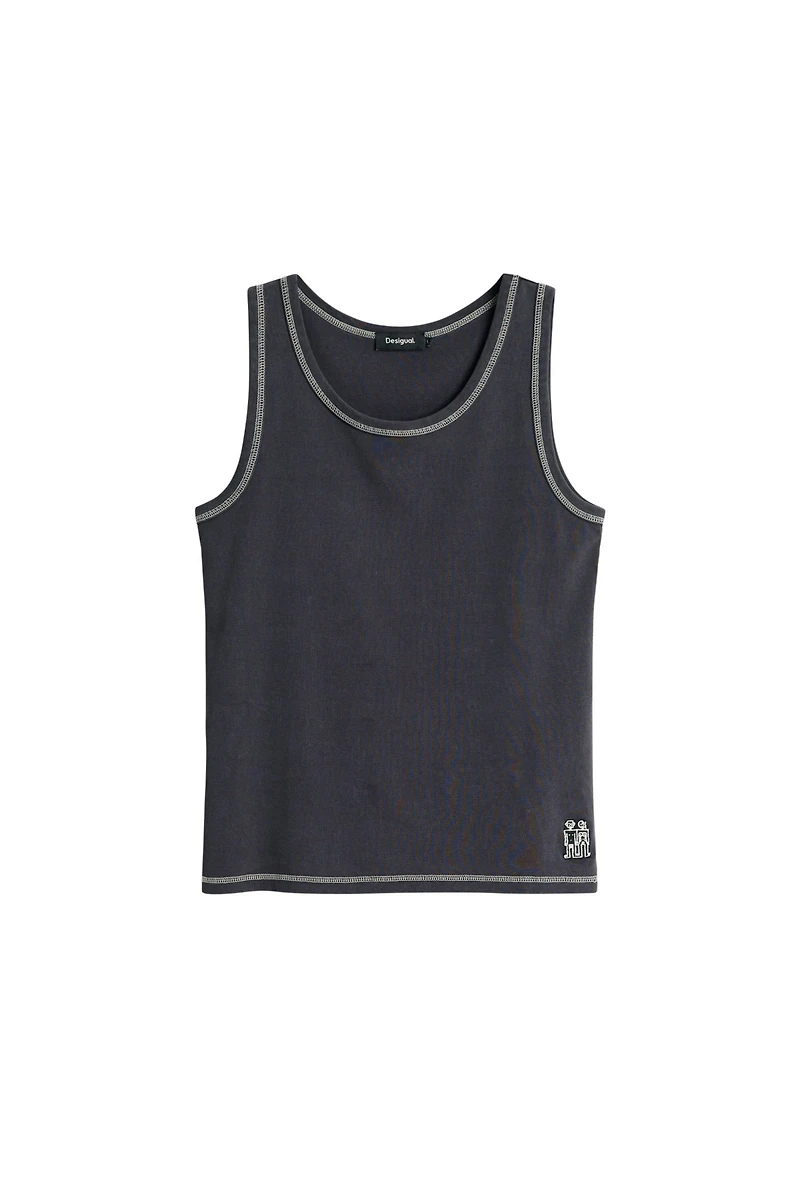 Desigual Men's Logo strappy T-shirt