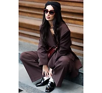 Jongs Metallic Penny Loafers