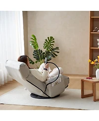 Streamdale Furniture Streamdale Ergonomic Lounge Chair with Foldable Arms