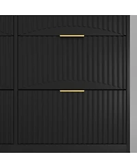 Streamdale Furniture 9-Drawer Dresser, 63" Large Deep Chest of Drawers, Wooden Storage Cabinet