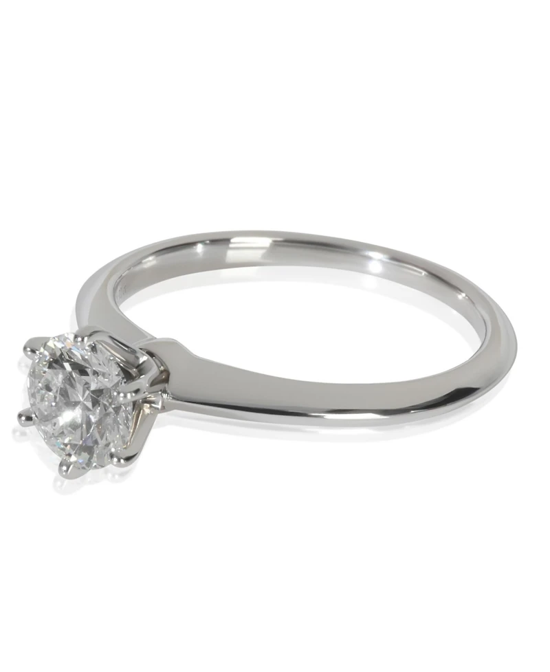 Pre-Owned Tiffany & Co 0.91 ct Round Brilliant Diamond Engagement Ring