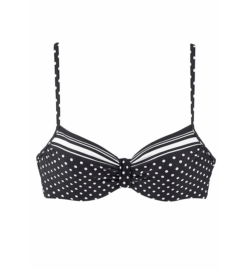 Lascana Women's Dotted Underwire Bikini Swimsuit Top Bra Sizing