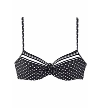 Lascana Women's Dotted Underwire Bikini Swimsuit Top Bra Sizing