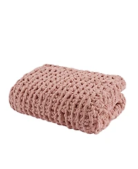 Madison Park Chunky-Knit Chenille Throw, 50" x 60"